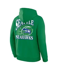 Fanatics Men's Apple Green Seattle Seahawks Classic Scribble Legacy Fleece Hoodie