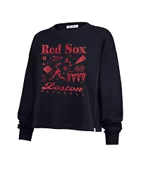 '47 Brand Women's Navy Boston Red Sox Team Collage Sydney Long Sleeve T-Shirt