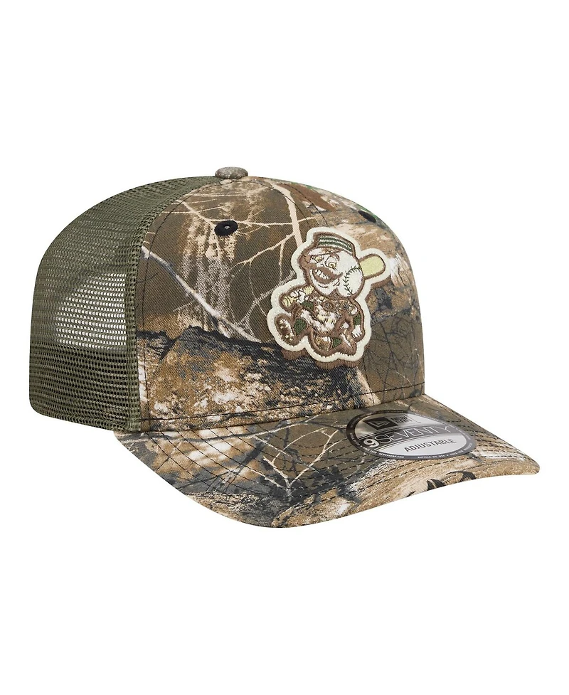 New Era Men's Camo Cincinnati Reds Realtree 9SEVENTY Adjustable Hat