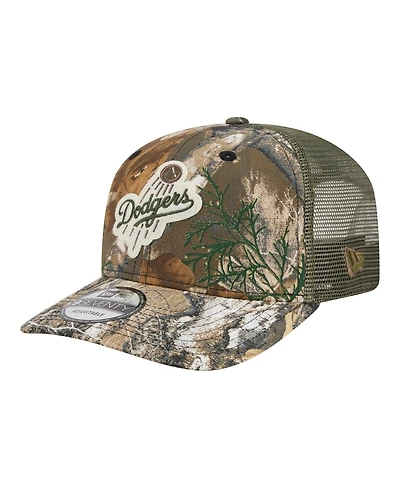 New Era Men's Camo Los Angeles Dodgers Realtree 9SEVENTY Adjustable Hat