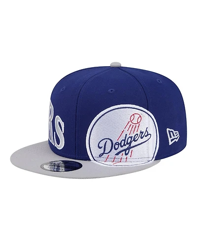 New Era Men's Royal/Gray Los Angeles Dodgers Stretched Two-Tone 9FIFTY Adjustable Hat