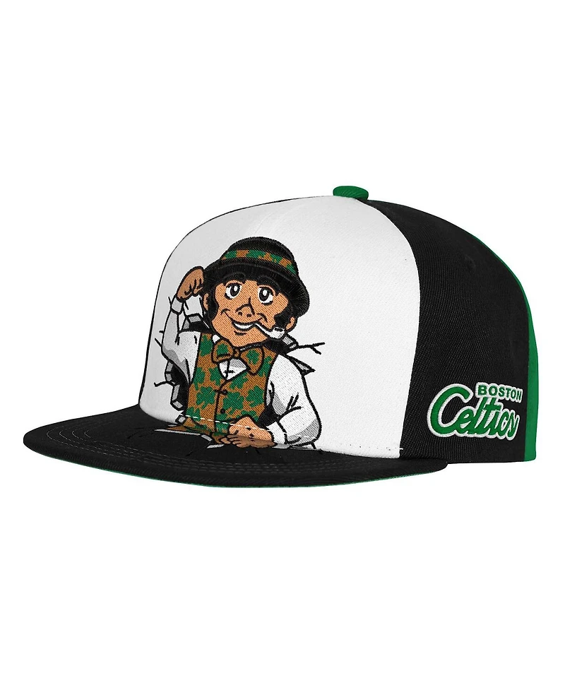 Mitchell & Ness Big Boys and Girls Green Boston Celtics Mascot Snapback Hat