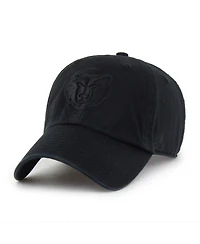 '47 Brand Men's Memphis Grizzlies Black on Black Clean Up Adjustable Hat