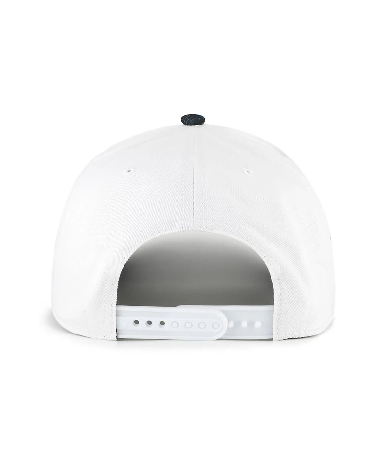 '47 Brand Men's White/Black Jacksonville Jaguars Beach Side Hitch Adjustable Hat