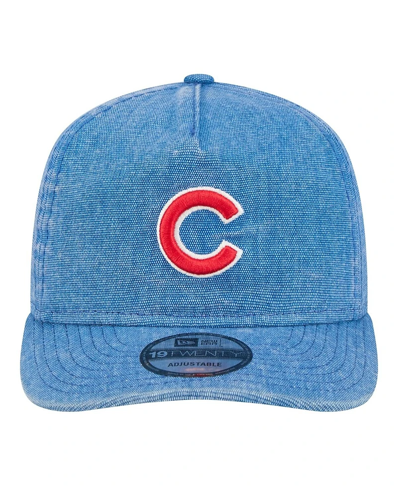 New Era Men's Royal Chicago Cubs Denim Classic 19TWENTY Adjustable Hat