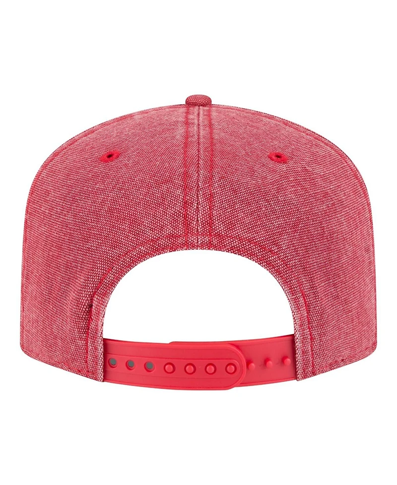 New Era Men's Red Philadelphia Phillies Denim Classic 19TWENTY Adjustable Hat