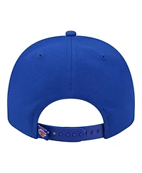 New Era Men's Blue New York Knicks Injection Cartoon Logo A-Frame 9FIFTY Adjustable Hat