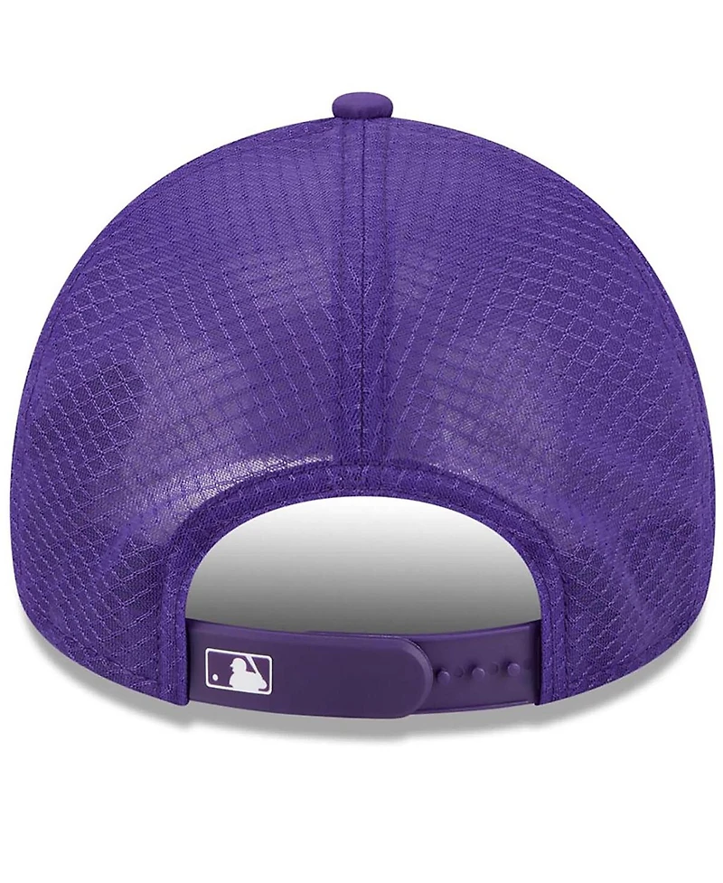 New Era Men's Purple Colorado Rockies 2026 Batting Practice Alternate Apex 9FORTY Adjustable Hat