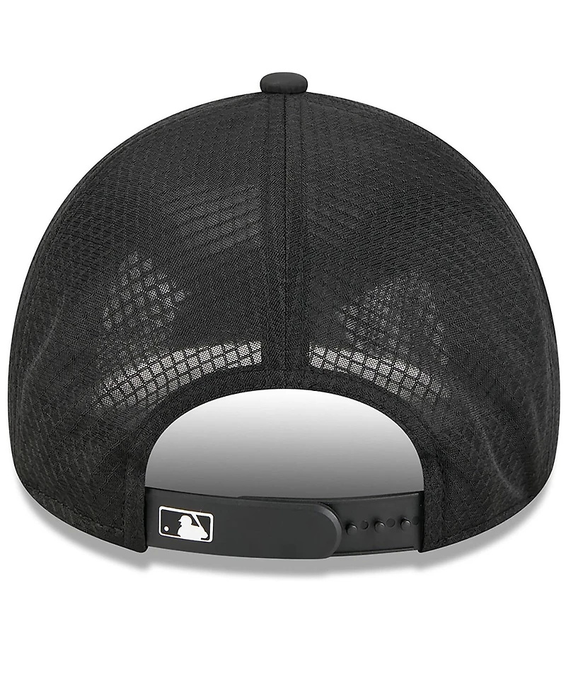 New Era Men's Black Miami Marlins 2026 Batting Practice Alternate Apex 9FORTY Adjustable Hat