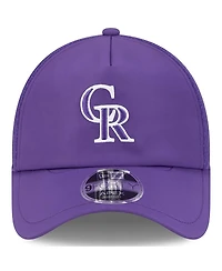 New Era Men's Colorado Rockies 2026 Batting Practice Apex 9FORTY Adjustable Trucker Hat