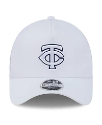 New Era Men's White Minnesota Twins 2026 Batting Practice Apex 9FORTY Adjustable Trucker Hat
