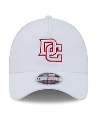 New Era Men's White Washington Nationals 2026 Batting Practice Apex 9FORTY Adjustable Trucker Hat