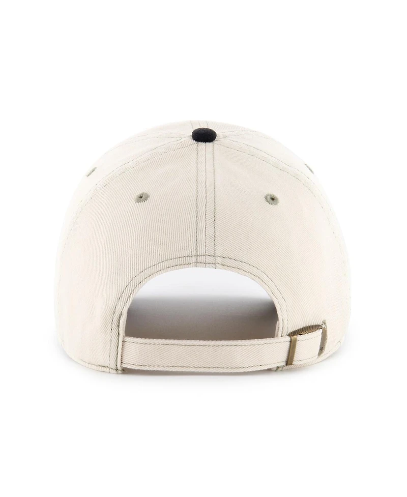 '47 Brand Men's Natural/Black Detroit Tigers Keepsake Collection Clean Up Adjustable Hat