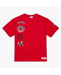 Mitchell & Ness Men's Red Georgia Bulldogs Double Clutch Premium T-Shirt