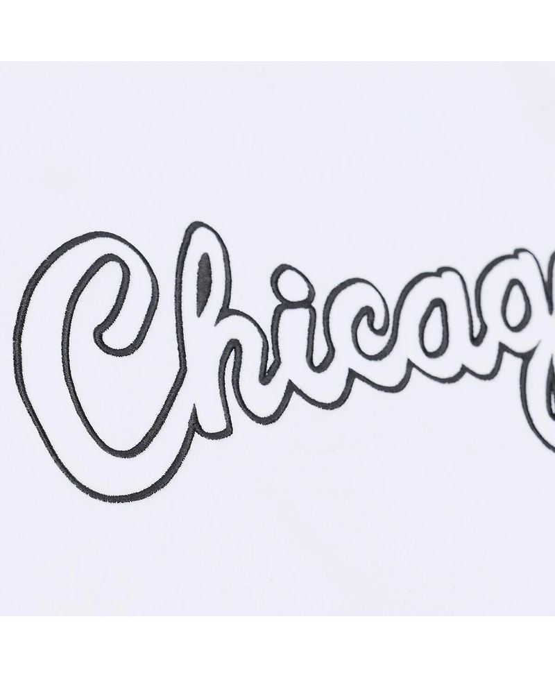 Mitchell & Ness Men's White Chicago Bulls Hardwood Classics Arctic Fleece Sweatshirt