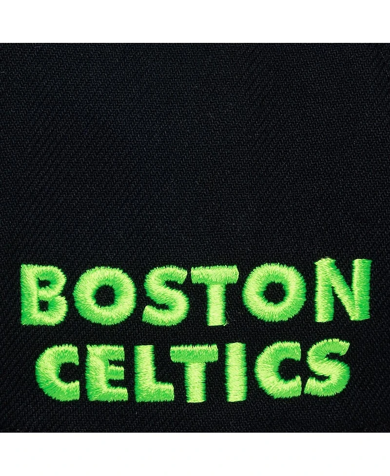 Mitchell & Ness Men's Black Boston Celtics Hardwood Classics Legendary Away Pro-Pinch Adjustable Hat