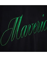 Mitchell & Ness Women's Black Dallas Mavericks Hardwood Classics Script Lightweight Sweatshirt