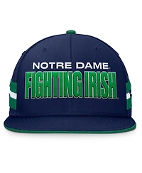 Fanatics Men's Navy Notre Dame Fighting Irish Pick Off Fitted Hat