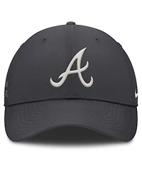 Nike Men's Anthracite Atlanta Braves Club Dri-fit Adjustable Hat