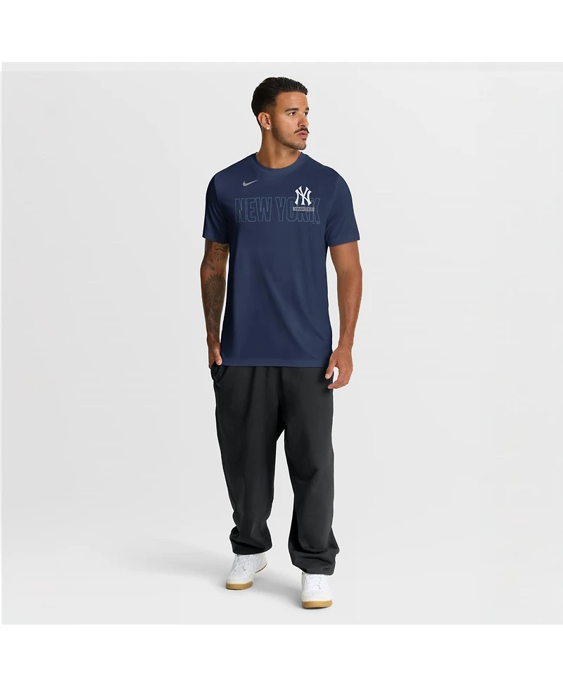 Nike Men's Navy New York Yankees Knockout Team Legend Dri-fit T-Shirt