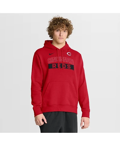 Nike Men's Red Cincinnati Reds Primetime Club Hoodie