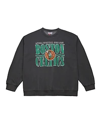 Mitchell & Ness Men's Black Boston Celtics Nba Downtown Collection Fleece Sweatshirt