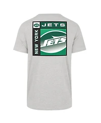 '47 Brand Men's Gray New York Jets Chrome Plate Franklin T-Shirt