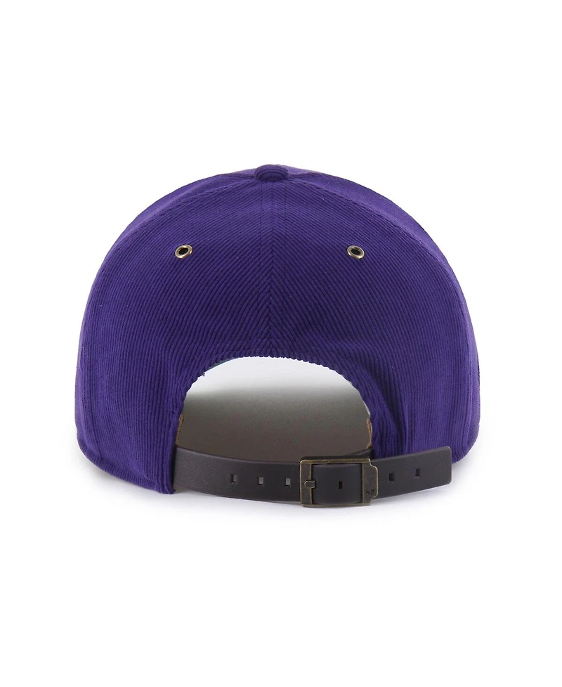'47 Brand Men's and Women's Purple Kansas State Wildcats Collections Golden Age Corduroy Hitch Adjustable Hat