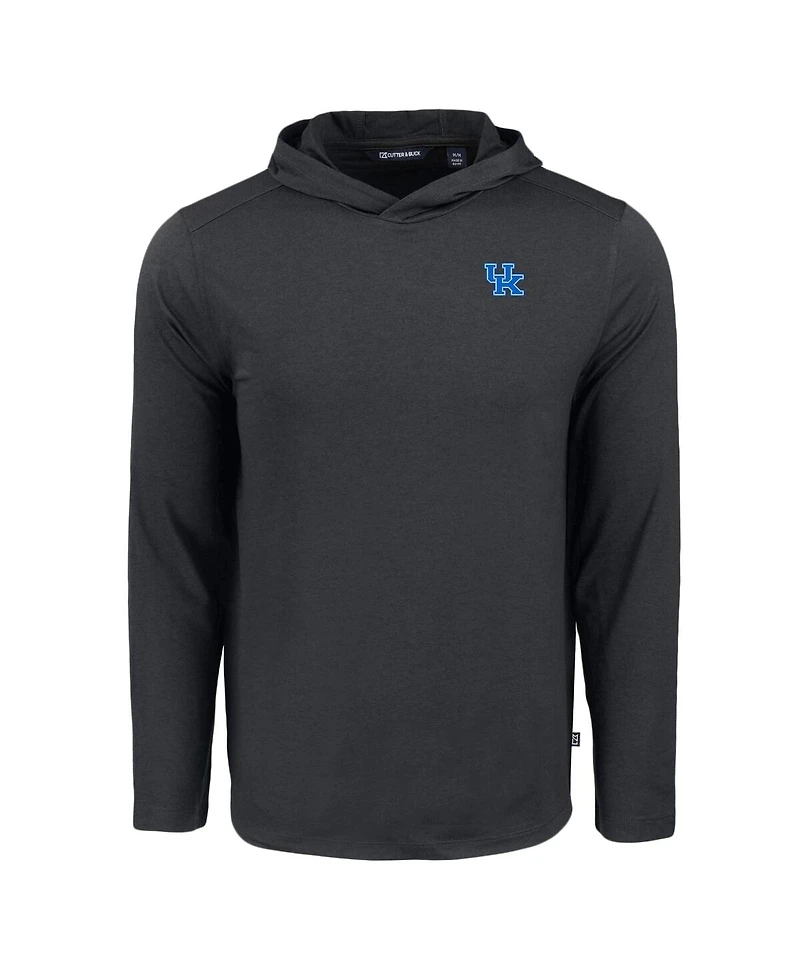 Cutter & Buck Men's Black Kentucky Wildcats Coastline Epic Comfort Long Sleeve Hoodie T-Shirt