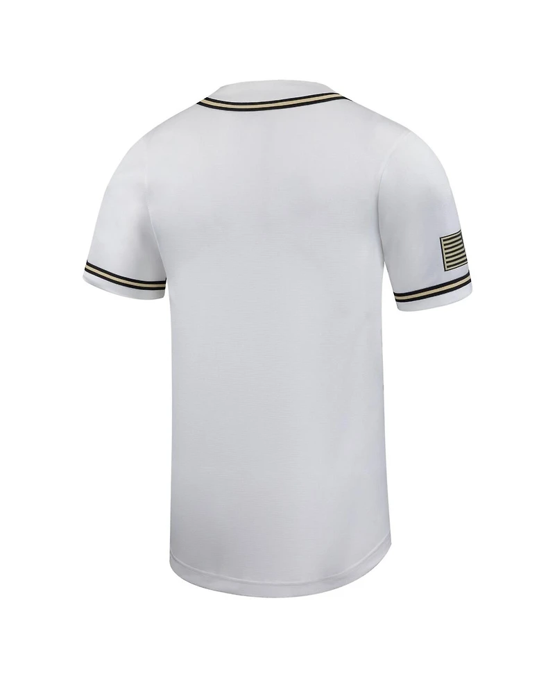Nike Men's White Army Black Knights Replica Baseball Jersey