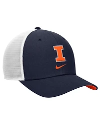 Nike Men's Navy Illinois Fighting Illini Rise Trucker Dri-fit Adjustable Hat