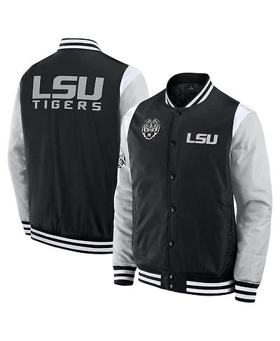 Fanatics Men's Black Lsu Tigers Elements Elite Full-Snap Jacket