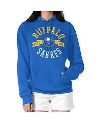 G-iii 4Her by Carl Banks Women's Royal Buffalo Sabres City Graphic Fleece Pullover Hoodie
