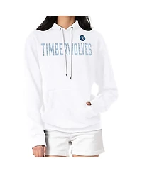 G-iii 4Her by Carl Banks Women's White Minnesota Timberwolves Dot Print Pullover Hoodie