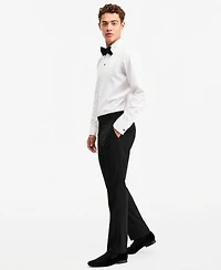 Tommy Hilfiger Men's Modern-Fit Flex Stretch Black Tuxedo Pants
