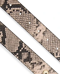 Steve Madden Snake Printed Polyurethane Fashion Belt