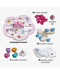 Haba Unicorn Glitterluck Cloud Stacking - Cooperative Kids Board Game