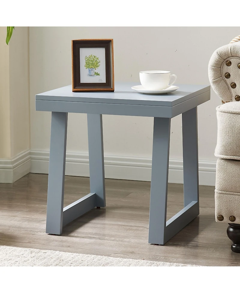 Kings Brand Furniture Charlie Side Table, End Table for Living Room, Nightstand Bedroom, Couch