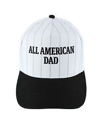 Trafalgar Men's All American Dad Pinstripe Baseball Hat