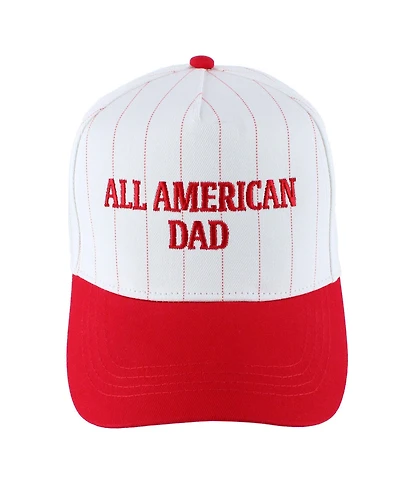 Trafalgar Men's All American Dad Pinstripe Baseball Hat