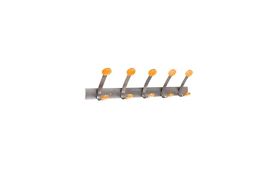 Alba Wall Mounted Double Peg Rail with 10 Pegs