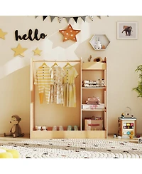 Sugift Kids Dress Up Storage with Mirror