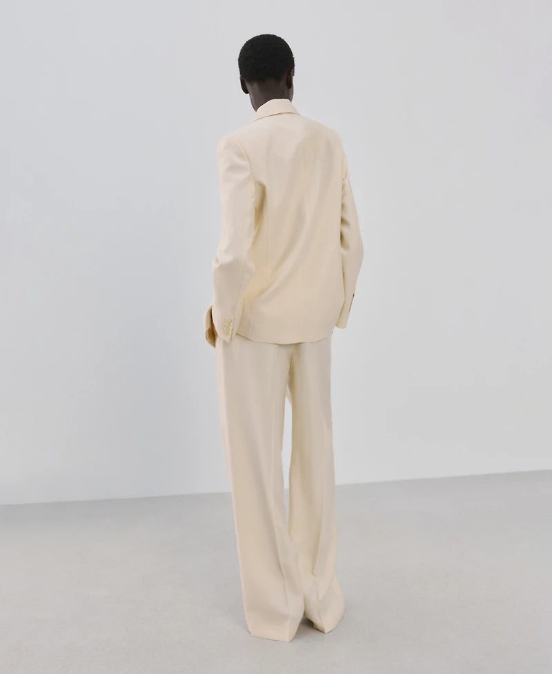 Mango Women's Low-Rise Lyocell Pants