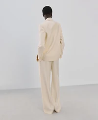 Mango Women's Low-Rise Lyocell Pants