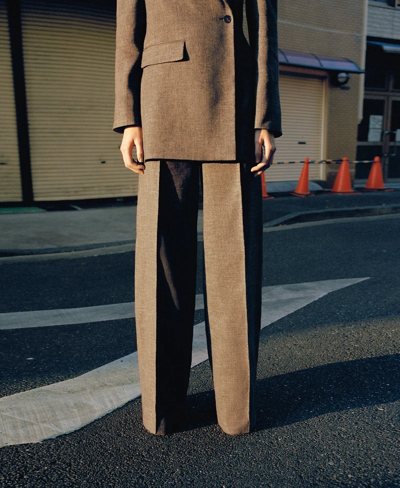 Mango Women's Flecked Suit Pants