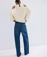 Mango Women's Off-The-Shoulder Knitted Sweater