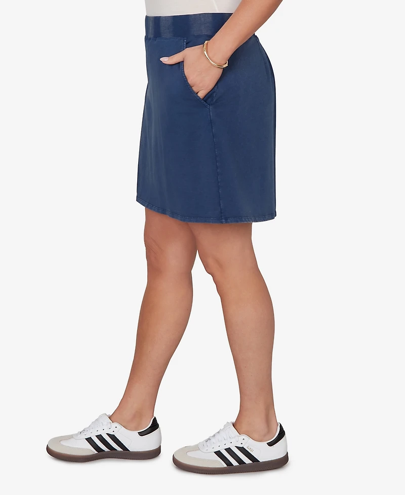 Ruby Rd. Plus French Terry Pull-On Skort