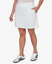 Ruby Rd. Plus French Terry Pull-On Skort