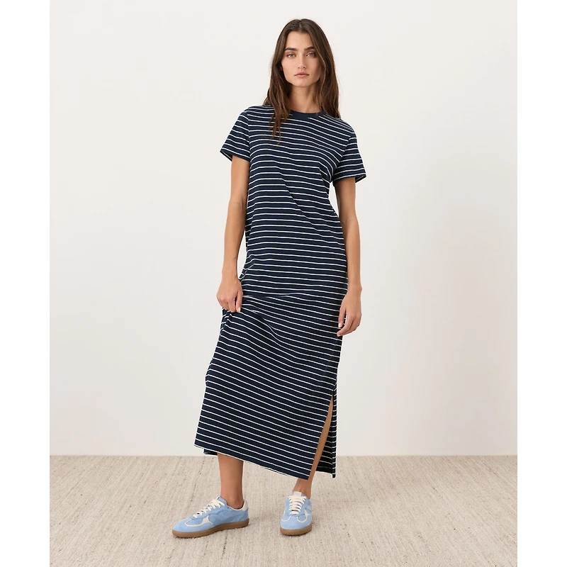 Pact Women's Organic Cotton Slub Easy Tee Maxi Dress