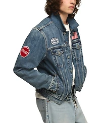 Lucky Brand Men's Coca Cola Denim Trucker Jacket